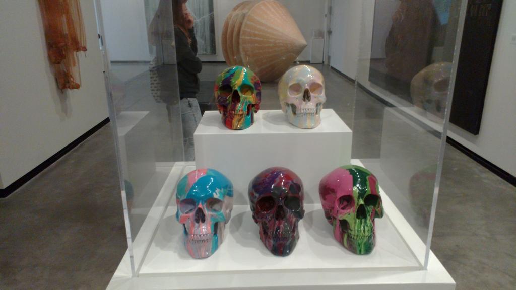 As we are close to the birth-place of the hippie mouvement, I guess those are the skulls of some hippies ;)
